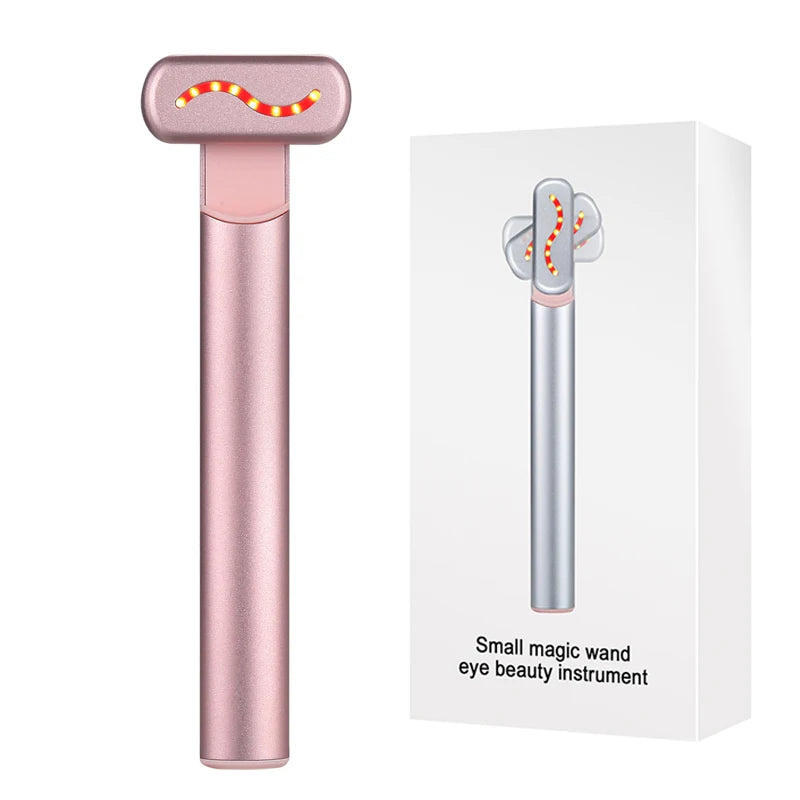 Dispositivo Lifting Viso EMS con Luce Rossa – Massaggiatore Anti-Rughe e Tonificante per Collo e Occhi