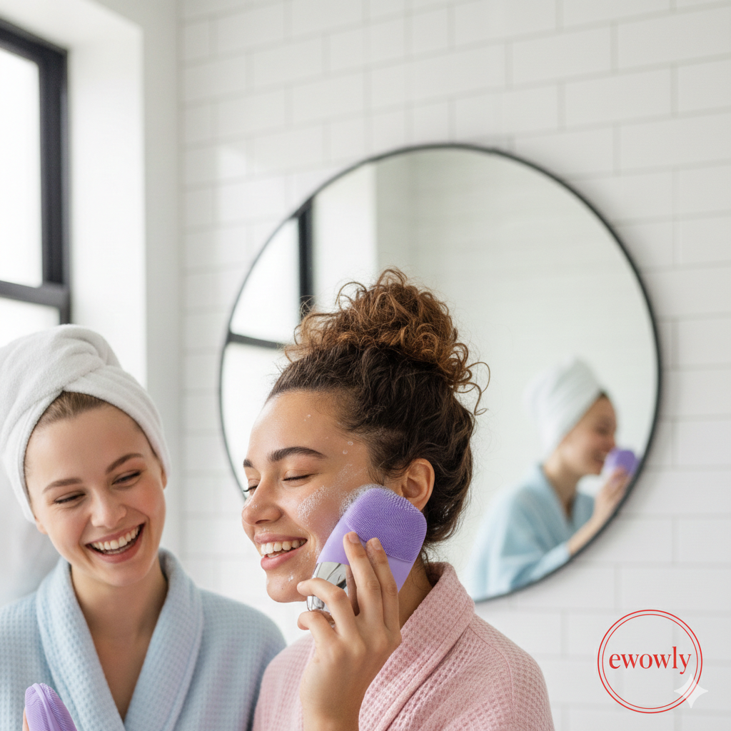 Spazzola elettrica per la pulizia del viso: Carezza